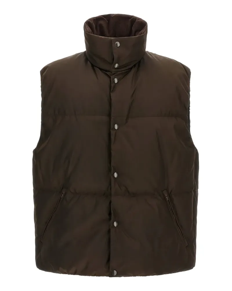 Prada Re-Nylon quilted gilet - Braun Braun