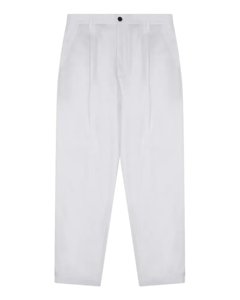 Department 5 Plissierte Hose - Weiß Weiß