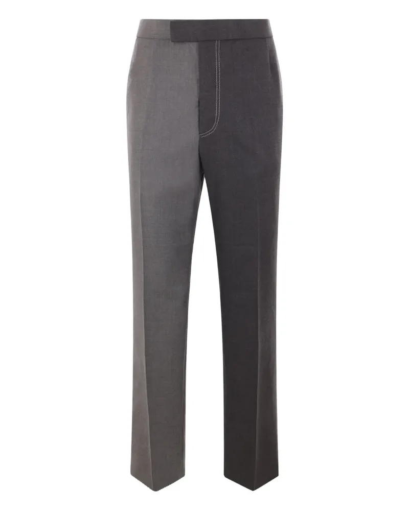 Thom Browne Zweifarbige Hose - Grau Grau