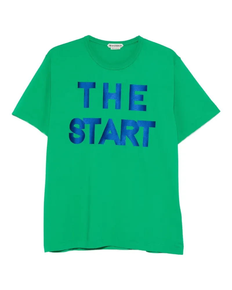 J.W.Anderson T-Shirt mit rundem Ausschnitt - Grün Grün