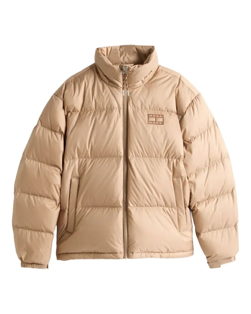 Tommy Hilfiger Gefütterte Jacke mit Reißverschluss - Nude Nude