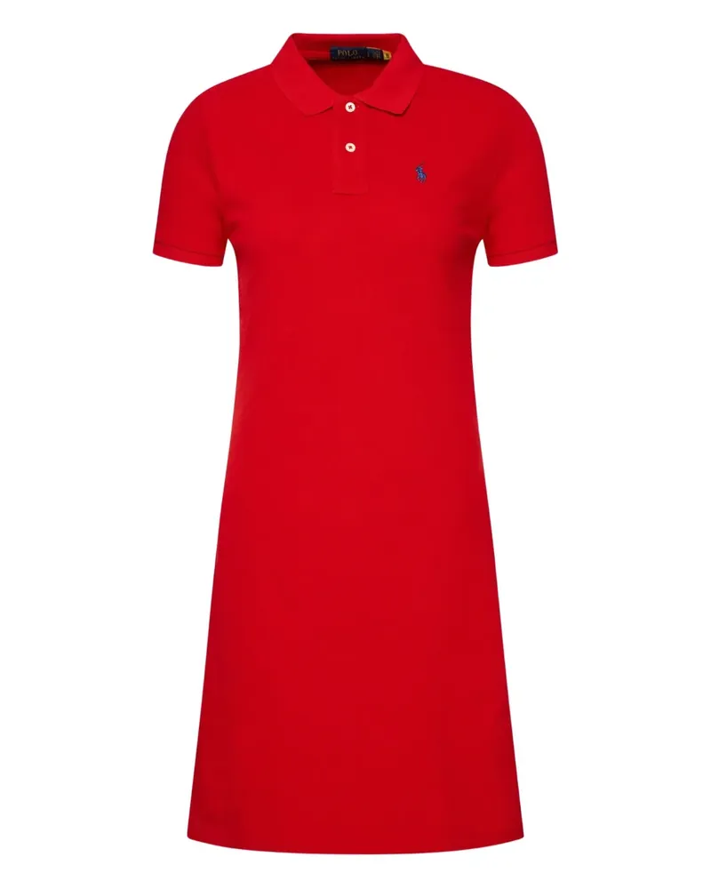 Ralph Lauren Kurzärmeliges Minikleid - Rot Rot