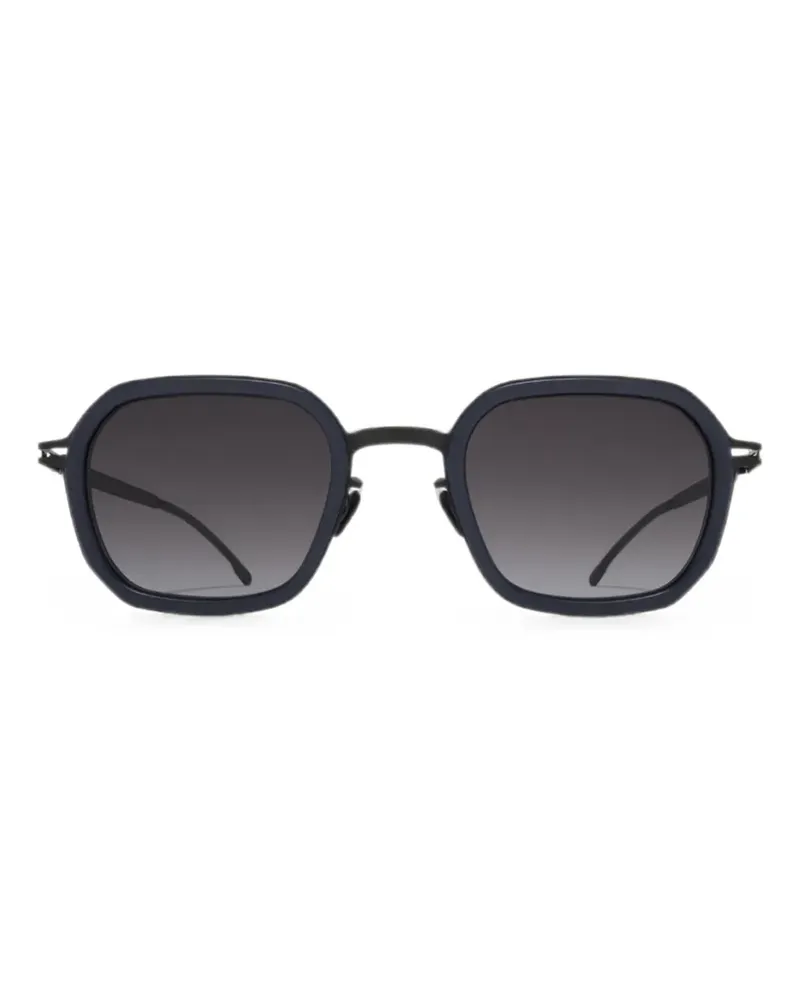 Mykita Sonnenbrille mit geometrischem Gestell - Blau Blau
