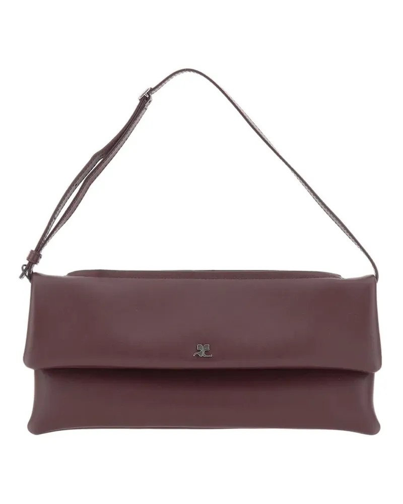 Courrèges Cuff Schultertasche - Braun Braun