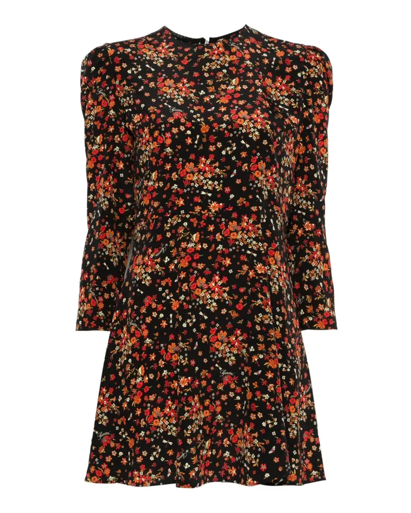 Gucci Seidenkleid mit Print - Schwarz Schwarz