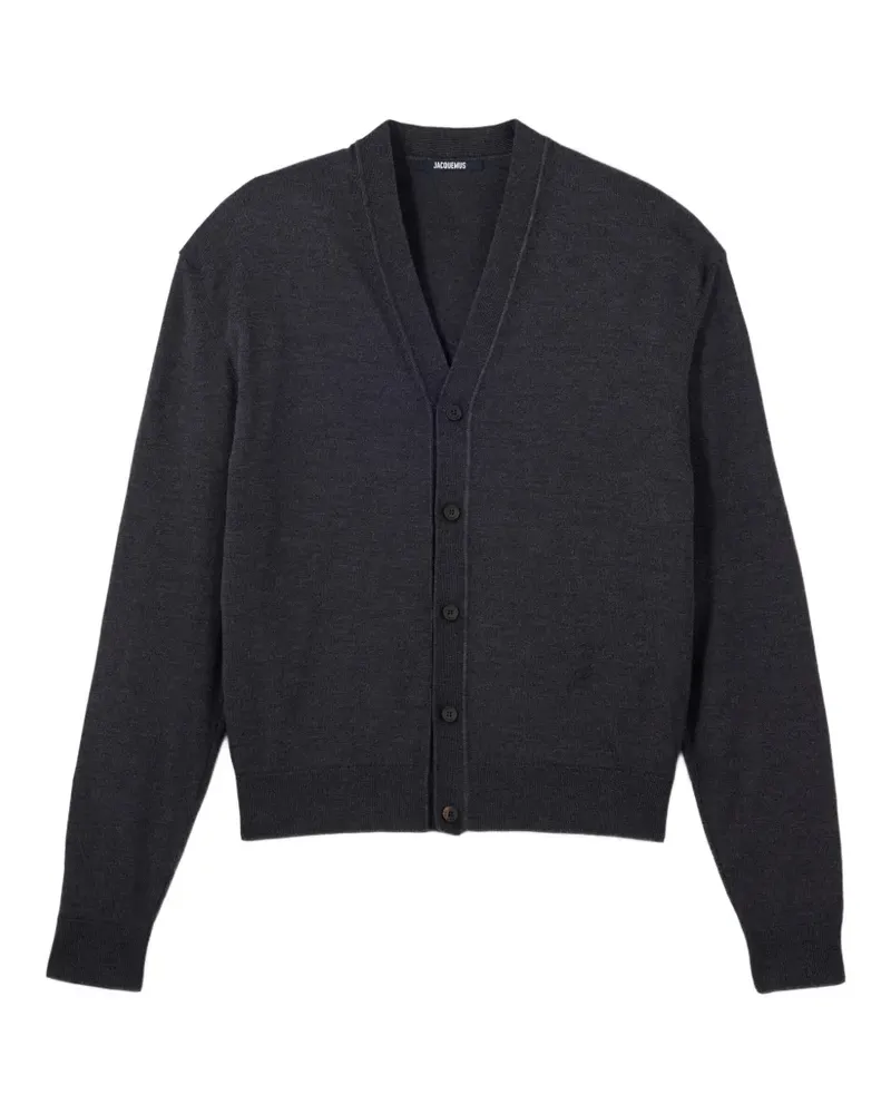 Jacquemus The J Cardigan mit Stickerei - Grau Grau