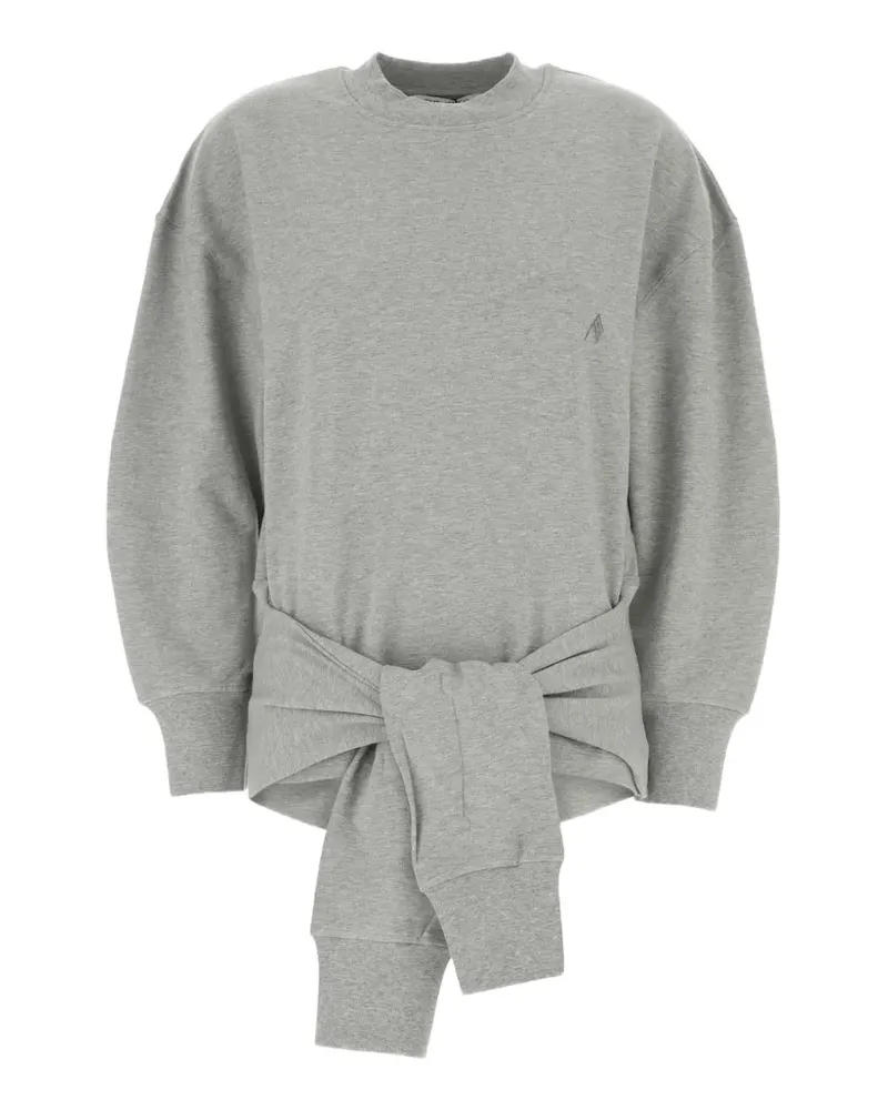 ATTICO Sweatshirt mit Logo-Stickerei - Grau Grau