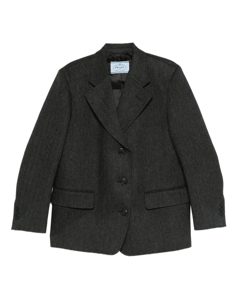 Prada Einreihiges Sakko - Grau Grau