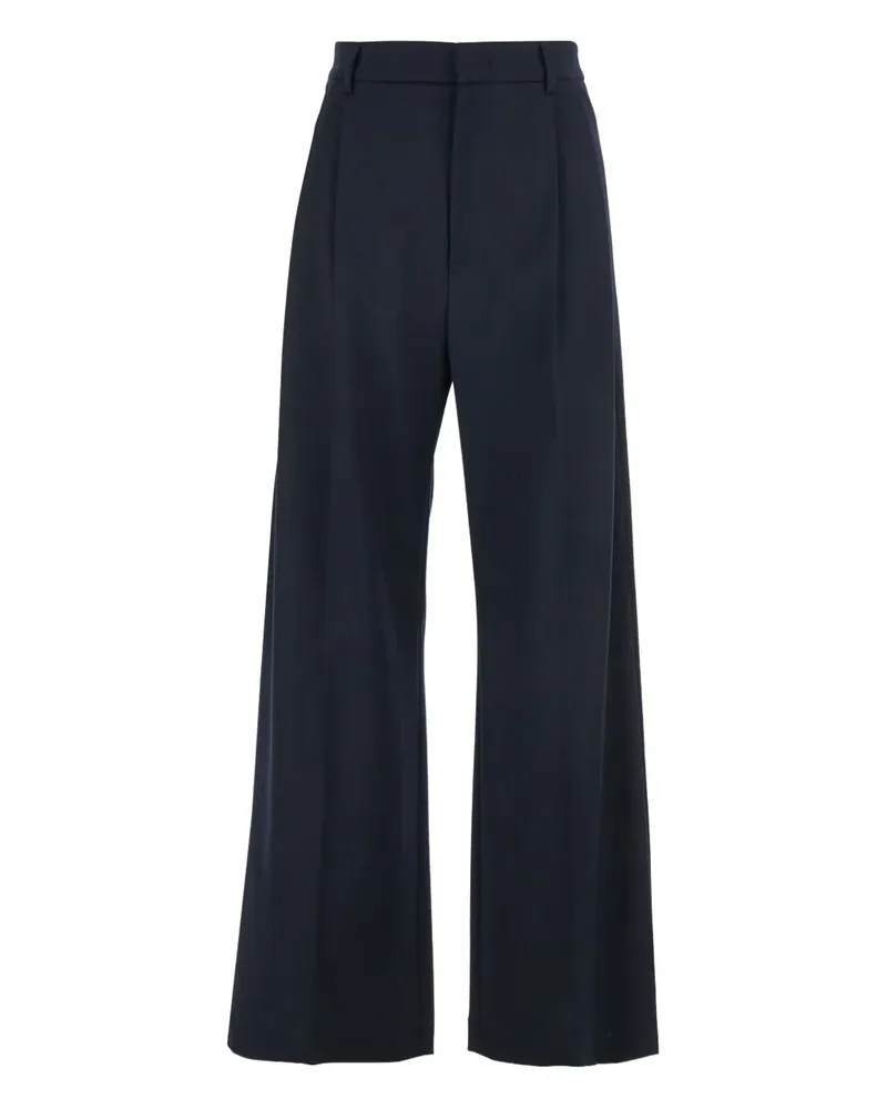 TELA Bundfaltenhose mit elastischem Bund - Blau Blau