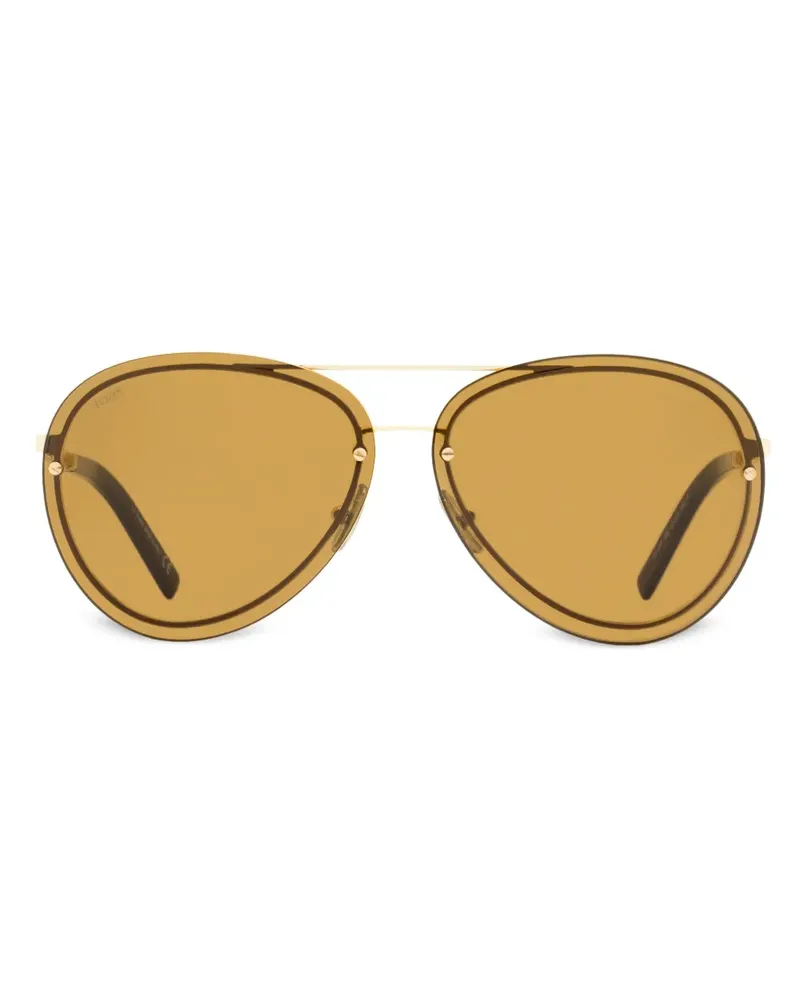 TOD'S Getönte Pilotenbrille - Gold Gold
