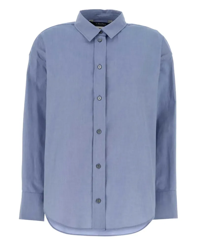 Max Mara long-sleeve shirt - Blau Blau