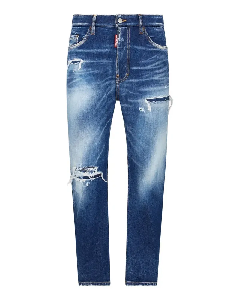 Dsquared2 distressed stonewashed jeans - Blau Blau
