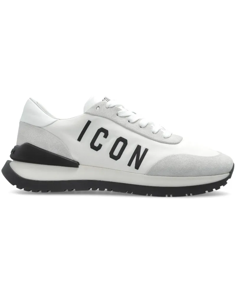 Dsquared2 Sneakers mit Logo-Print - Weiß Weiß