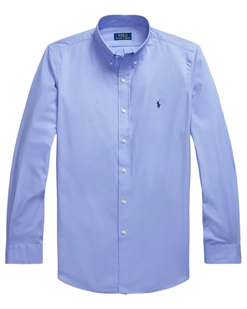 Ralph Lauren Hemd mit Polo Pony-Stickerei - Blau Blau