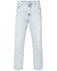 Calvin Klein Halbhohe Cropped-Jeans Blau