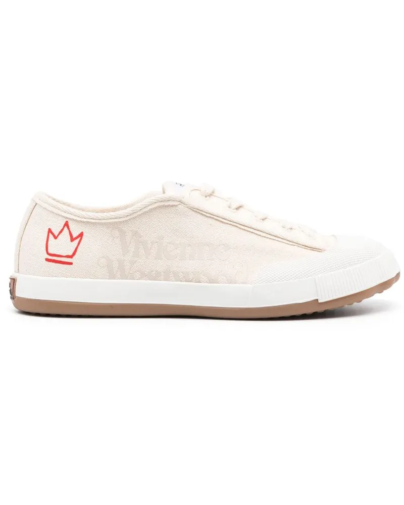 Vivienne Westwood Sneakers mit Logo-Print - Nude Nude