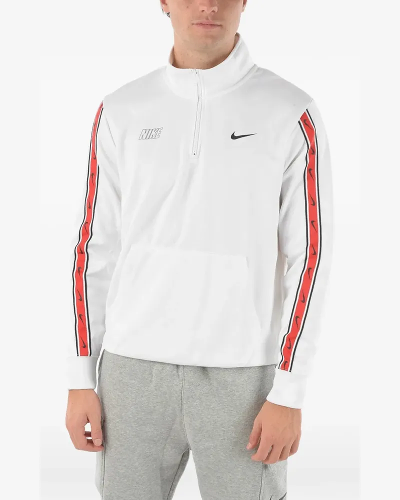 Nike Sweatshirt mit Stehkragen - Weiß Weiß