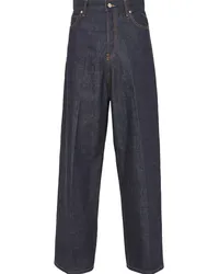 Ferragamo Jeans mit Logo-Patch Blau