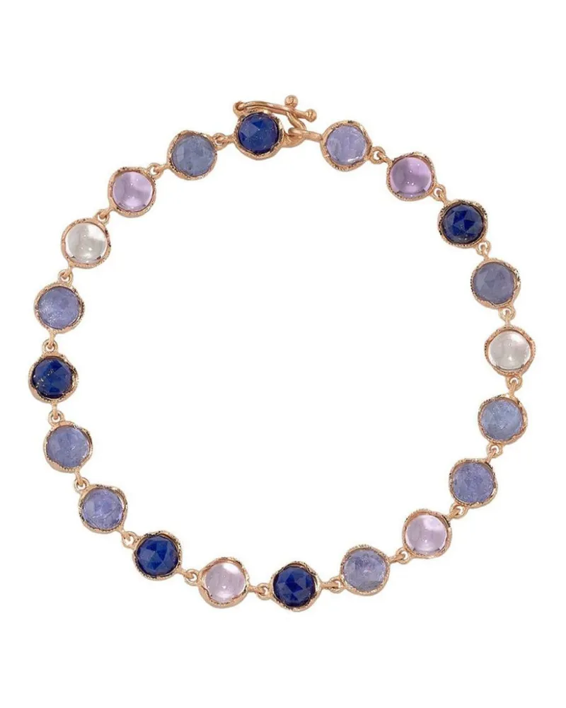 Irene Neuwirth 18kt Rotgoldarmband mit einem Edelstein - Rosa Rosa