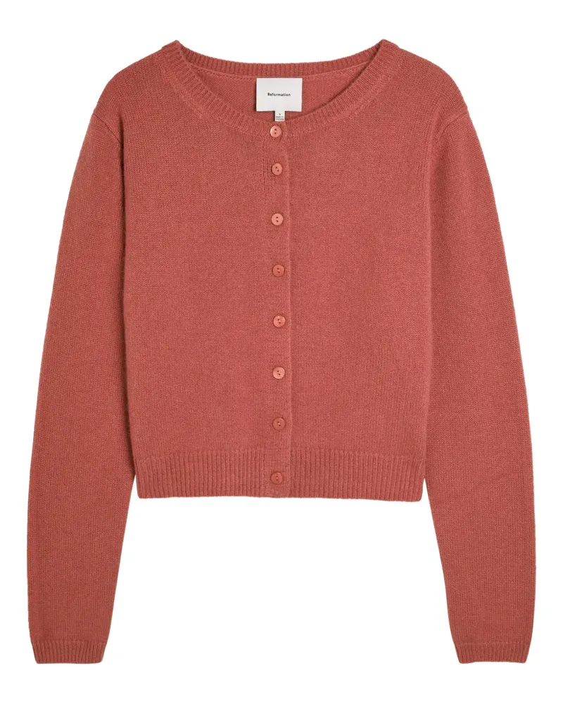 Reformation button-up cardigan - Rot Rot