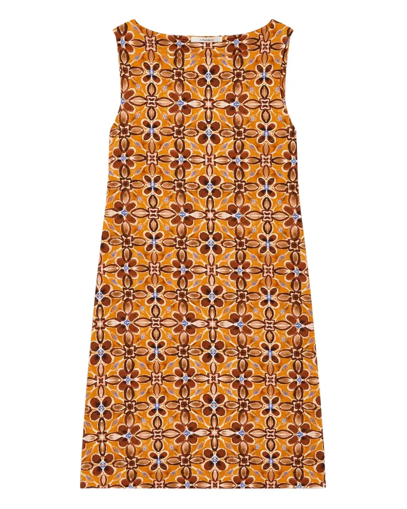 Maliparmi Kleid mit grafischem Print - Orange Orange