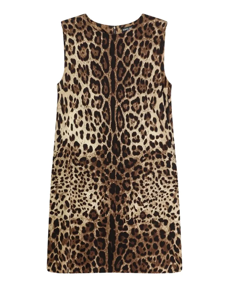 Dolce & Gabbana Kleid mit Leopardenprint - Nude Nude