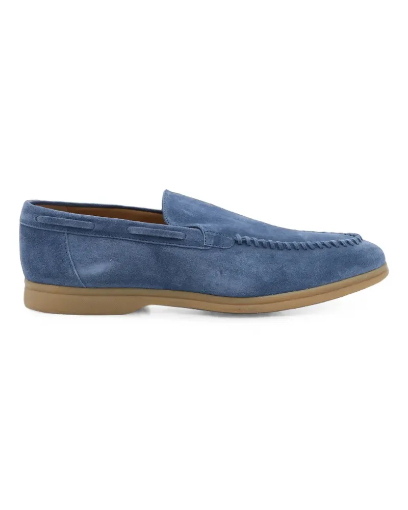 Eleventy Loafer aus Wildleder - Blau Blau