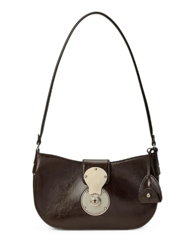 Ralph Lauren Schultertasche mit Logo-Gravur - Braun Braun