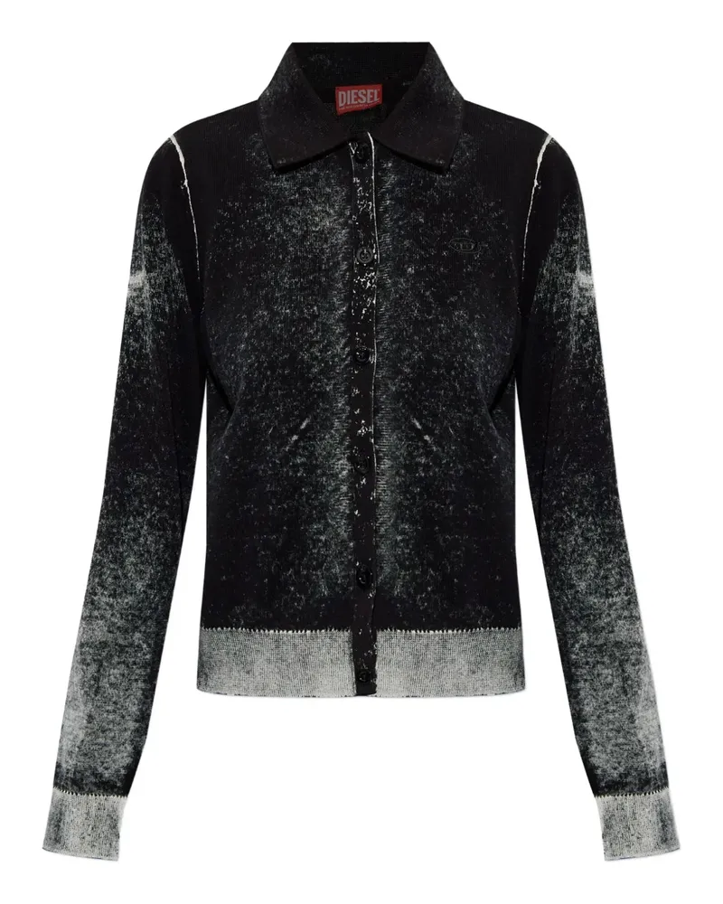 Diesel Geknöpfter Loren Cardigan - Schwarz Schwarz
