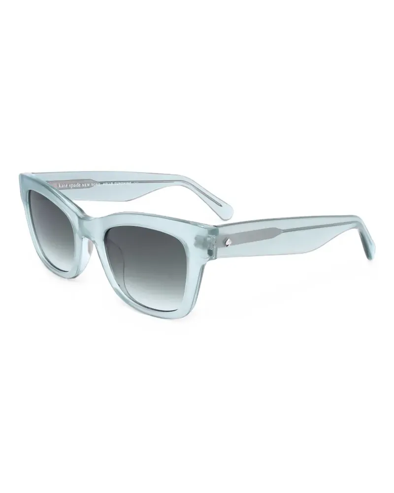 Kate Spade Sonnenbrille mit eckigem Gestell - Blau Blau