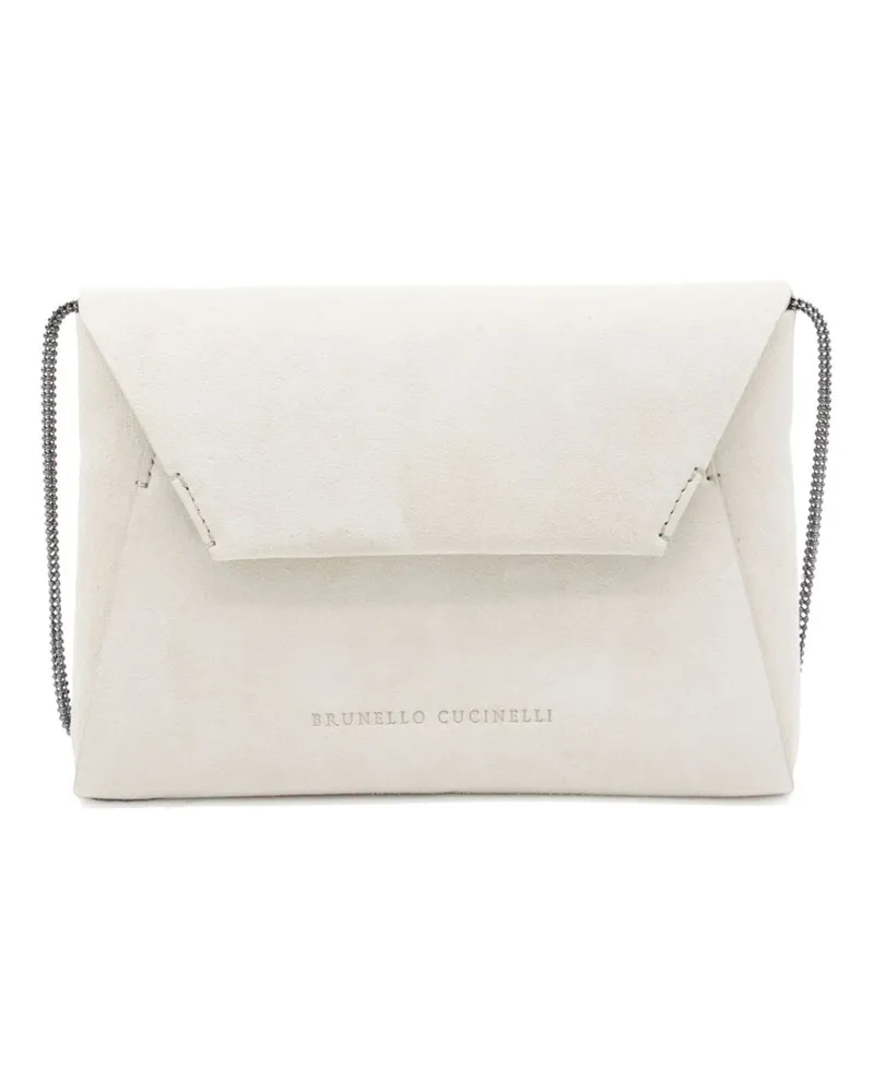 Brunello Cucinelli BC Duo Clutch - Weiß Weiß