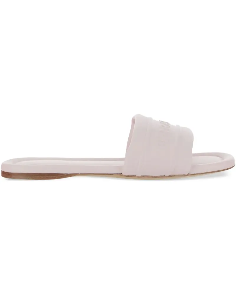 Ferragamo Pantoletten aus Leder - Rosa Rosa