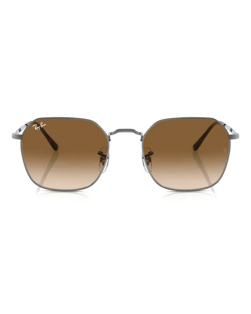 Ray Ban Sonnenbrille mit geometrischem Gestell - Silber Silber