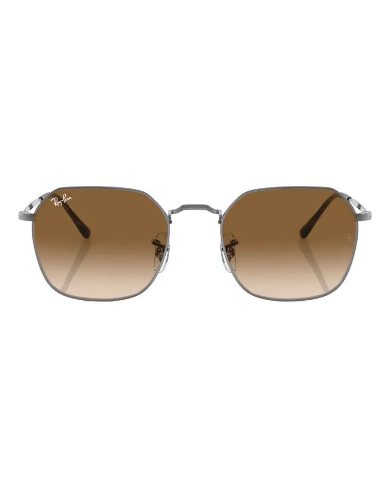 Ray Ban Sonnenbrille mit geometrischem Gestell - Silber Silber