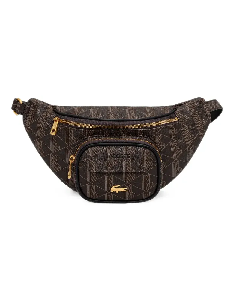 Lacoste The Blend monogram-print belt bag - Braun Braun