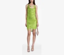 Kleid mit Fransen - Grün