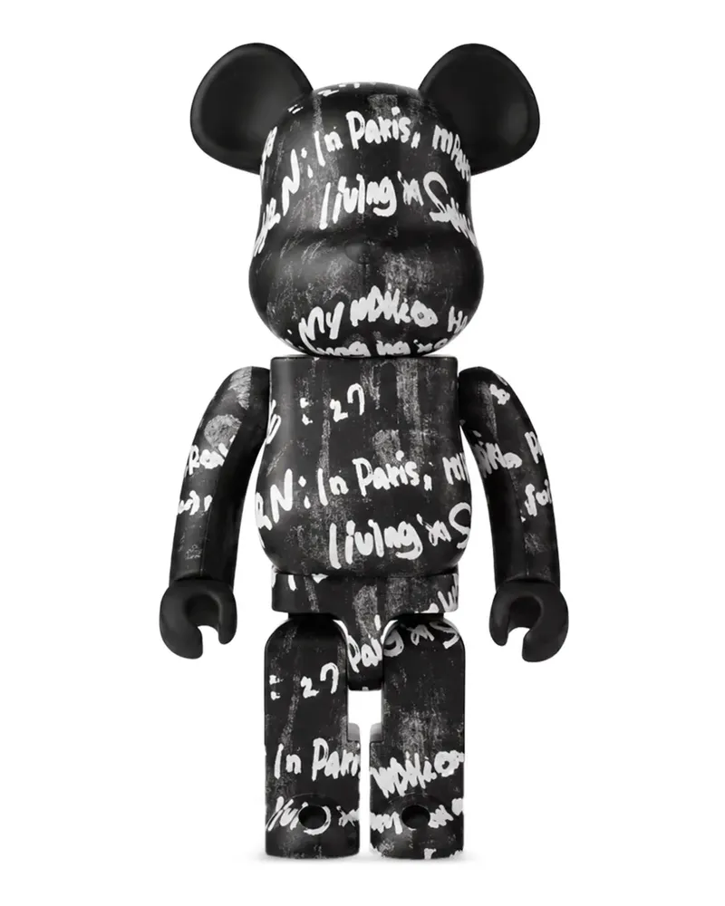 Medicom Toy x Yohji Yamamoto x Be@rbrick 1000% Figur - Schwarz Schwarz