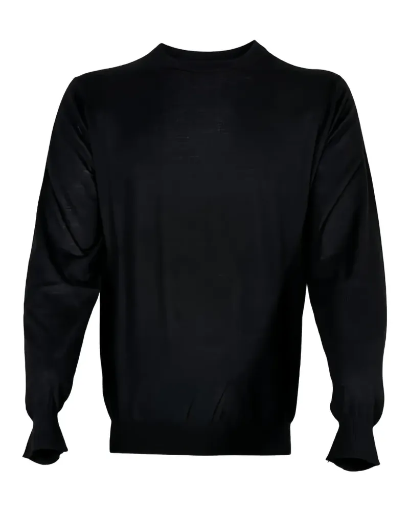 Altea crew-neck fine-knit sweater - Schwarz Schwarz