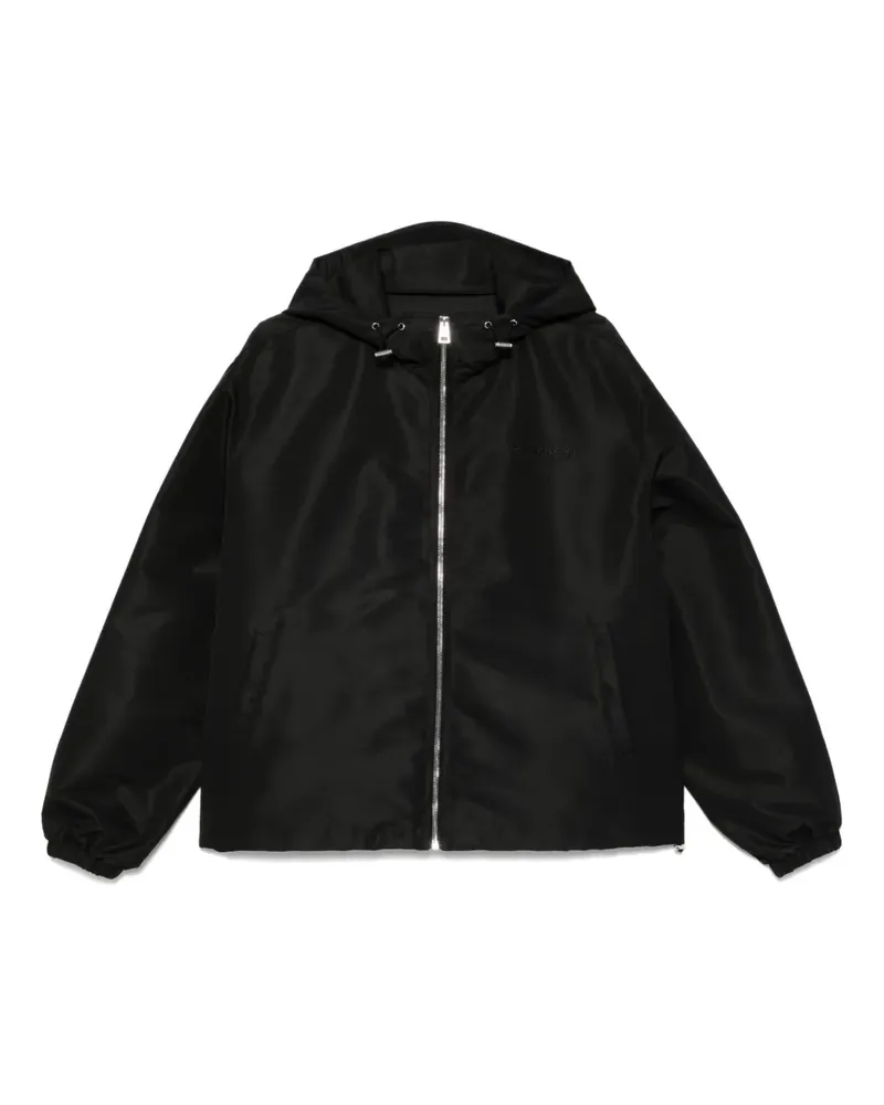 Givenchy Windbreaker aus Polyfaille mit  Stamp-Stickerei - Schwarz Schwarz