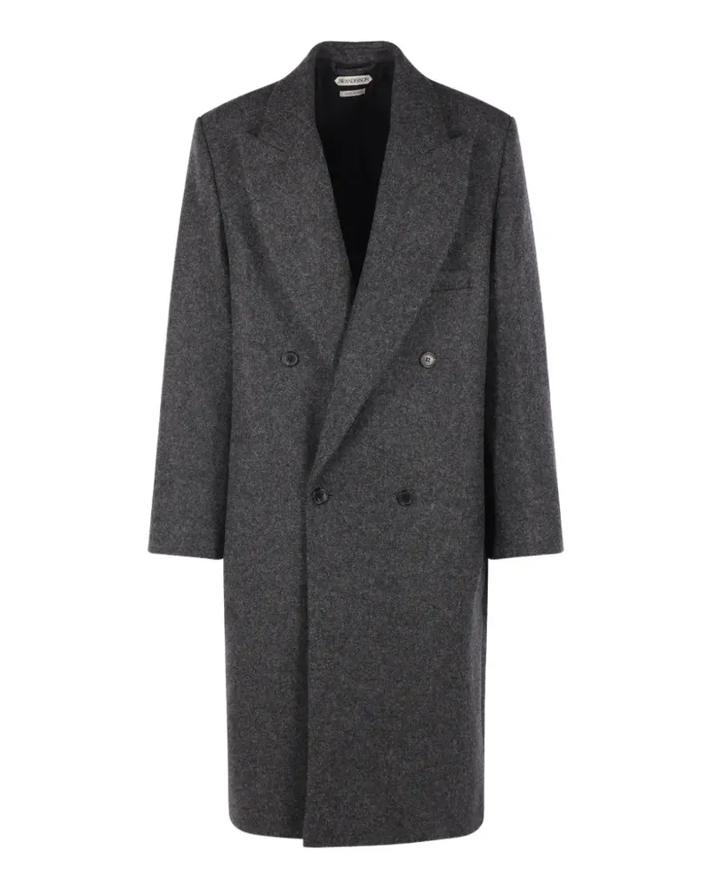 J.W.Anderson Doppelreihiger Mantel - Grau Grau