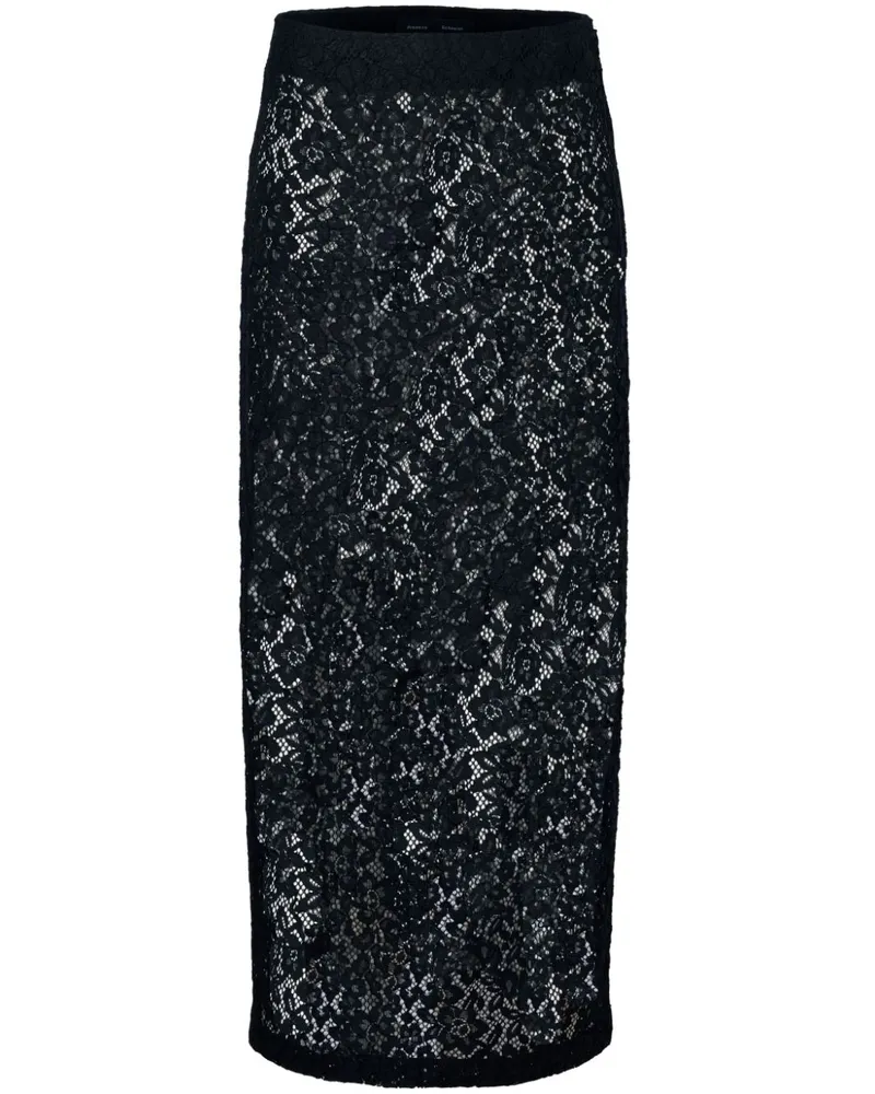 Proenza Schouler Jasmine Maxirock - Schwarz Schwarz