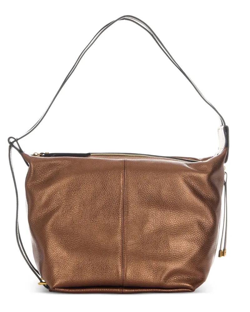 Gianni Chiarini Schultertasche mit Reißverschluss - Braun Braun