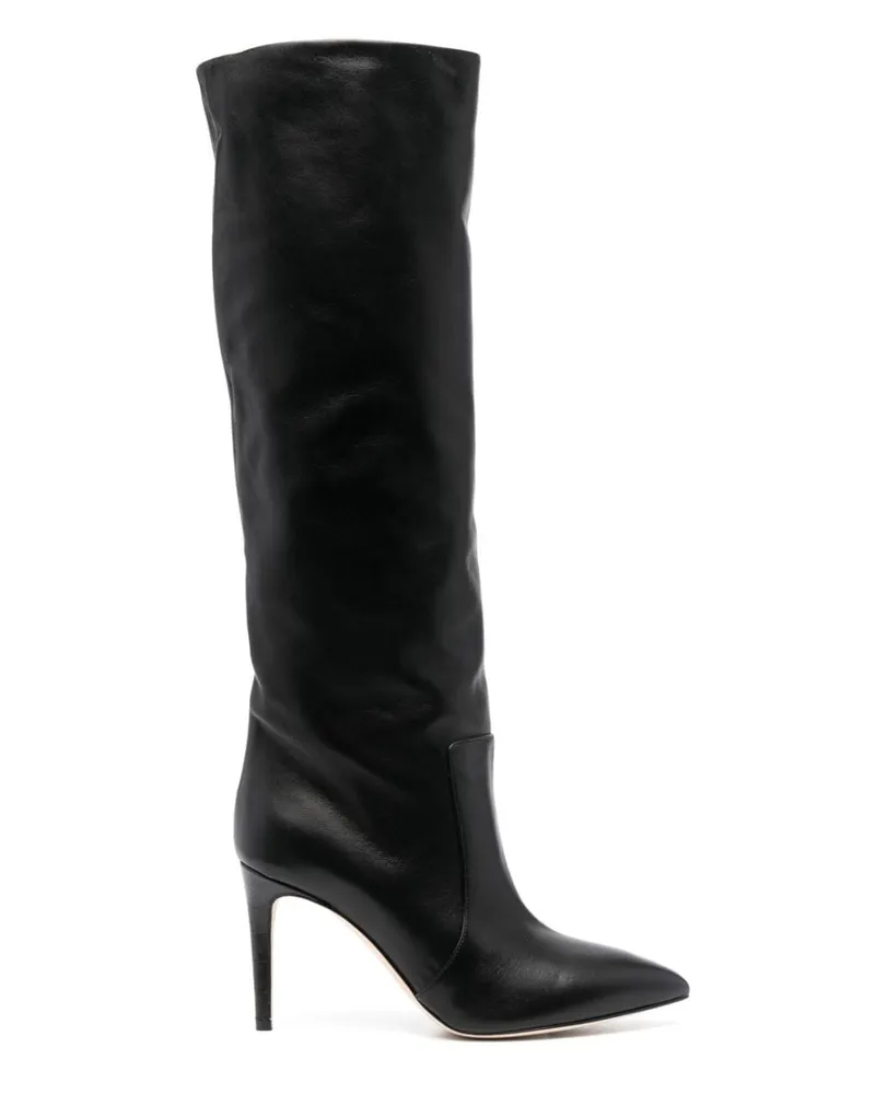 Paris Texas Stiletto-Stiefel - Schwarz Schwarz