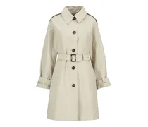 Mantel mit Gürtel - Nude