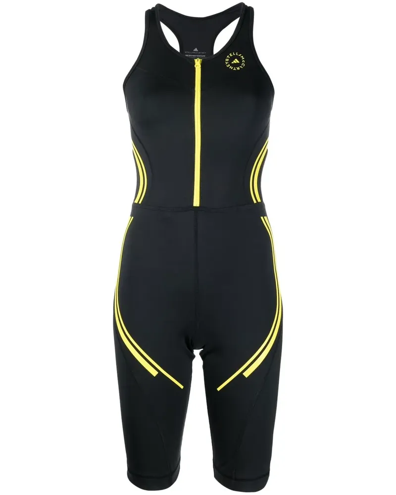 adidas Ärmelloser Jumpsuit - Schwarz Schwarz