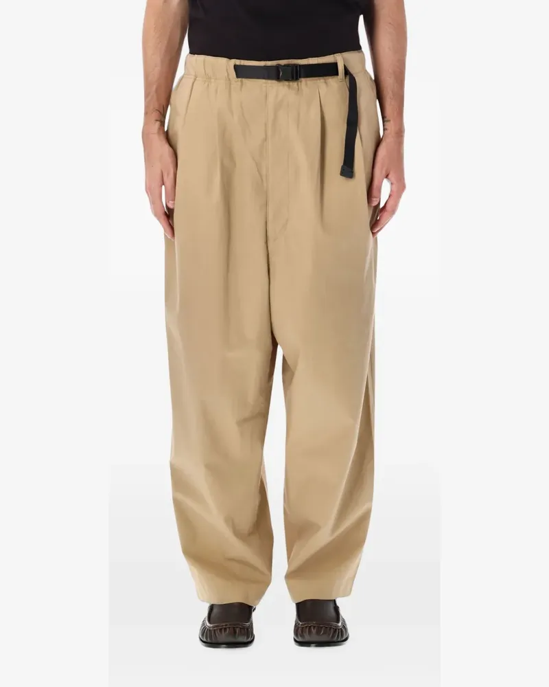 Comme des Garçons Plissierte Hose mit Gürtel - Nude Nude