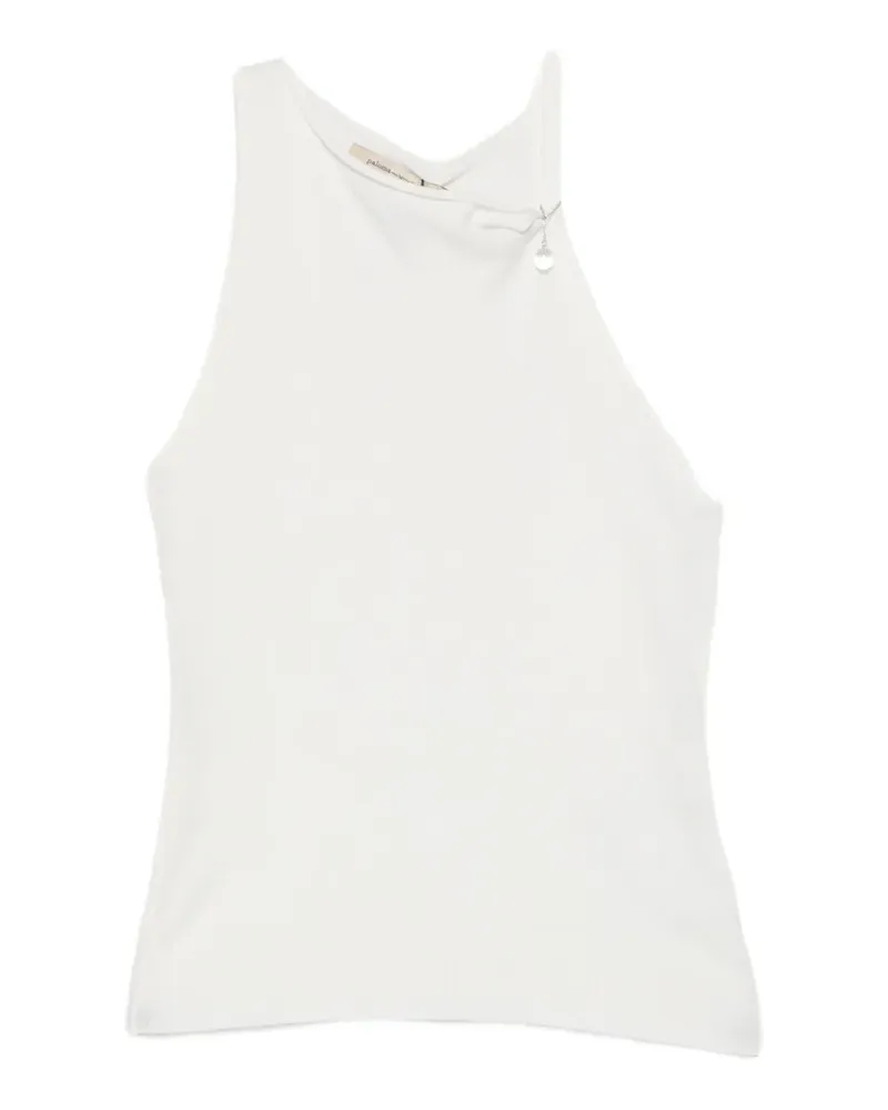 Paloma Wool Lani asymmetric-neck knitted top - Nude Nude