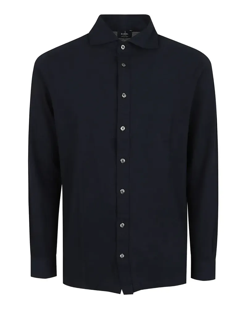 BARBA Klassisches Hemd - Blau Blau