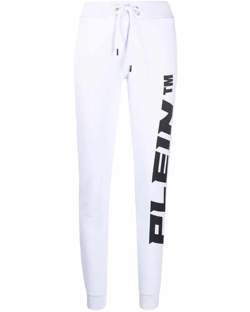 Philipp Plein Jogginghose mit Logo-Print - Weiß Weiß
