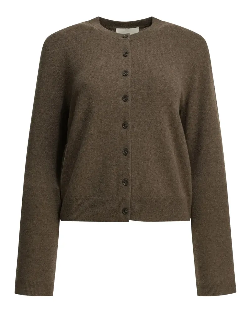 Lisa Yang Karia Kaschmircardigan mit Knopfleiste - Braun Braun